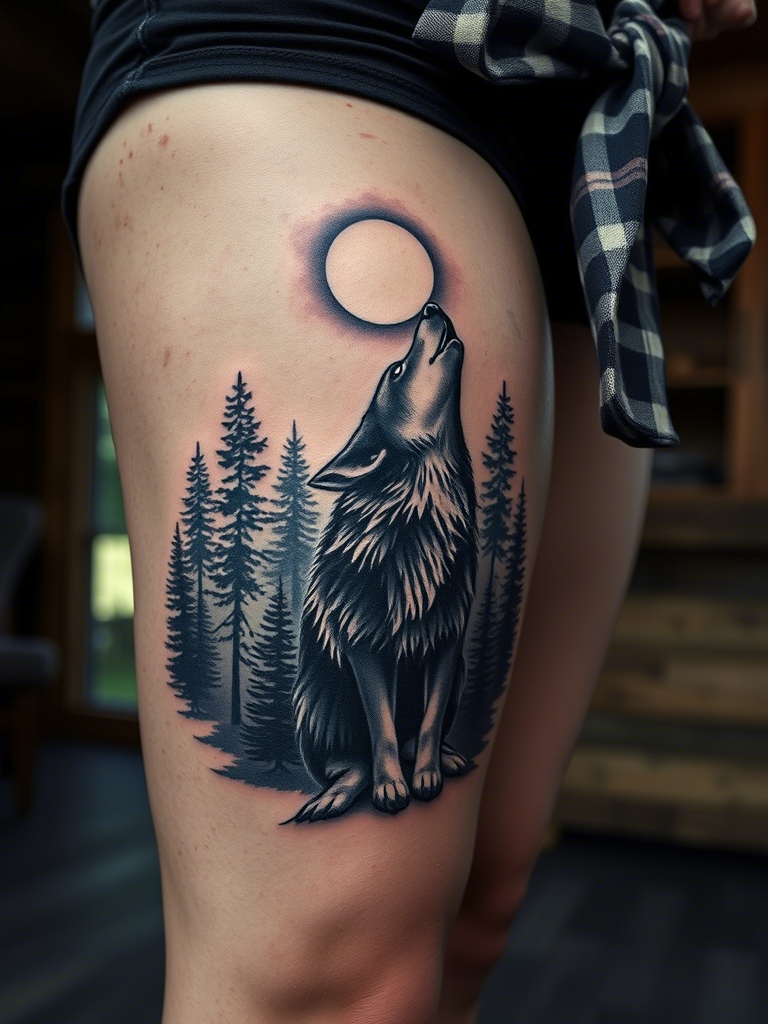 2. The Howling Wolf in the Forest
