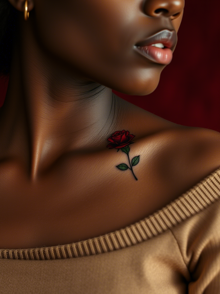 Red Rose Tattoo Ideas