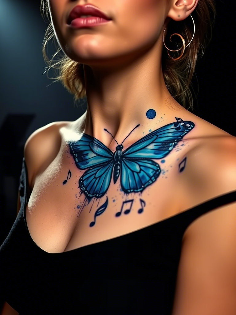 20+ Blue Butterfly Tattoo Ideas