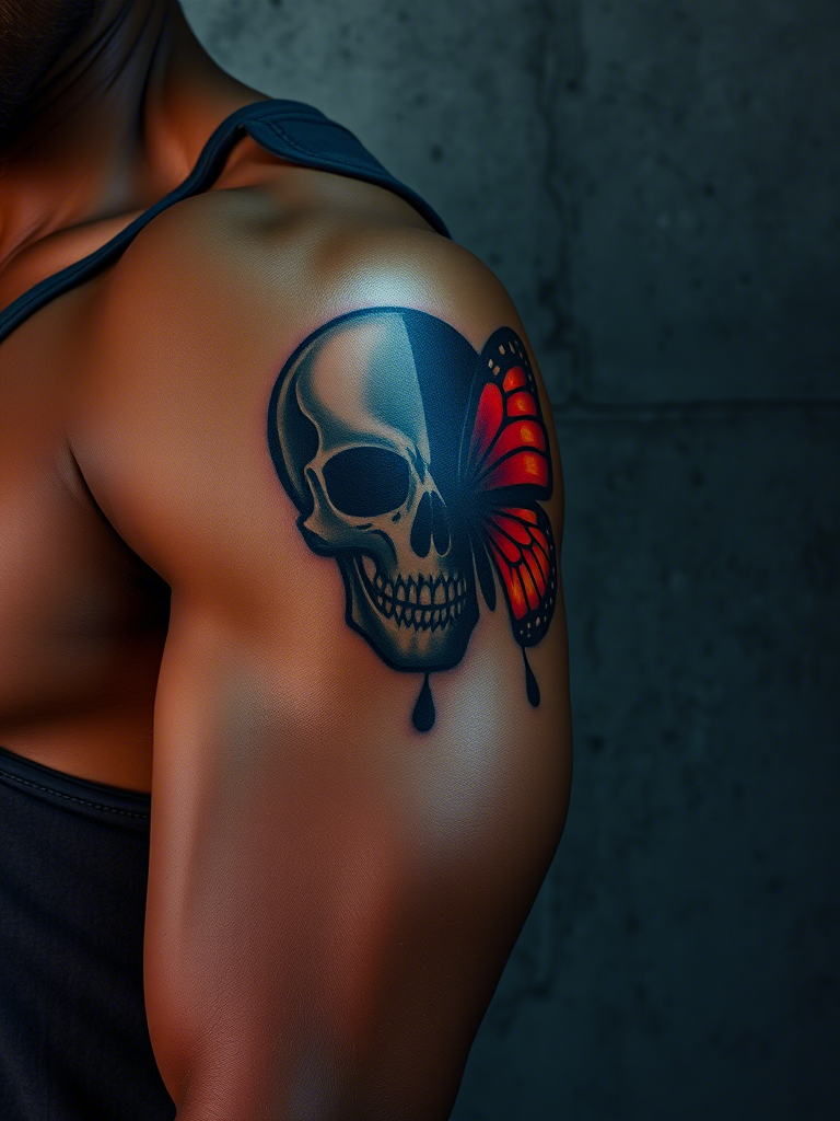 20+ Red Butterfly Tattoo Ideas for You