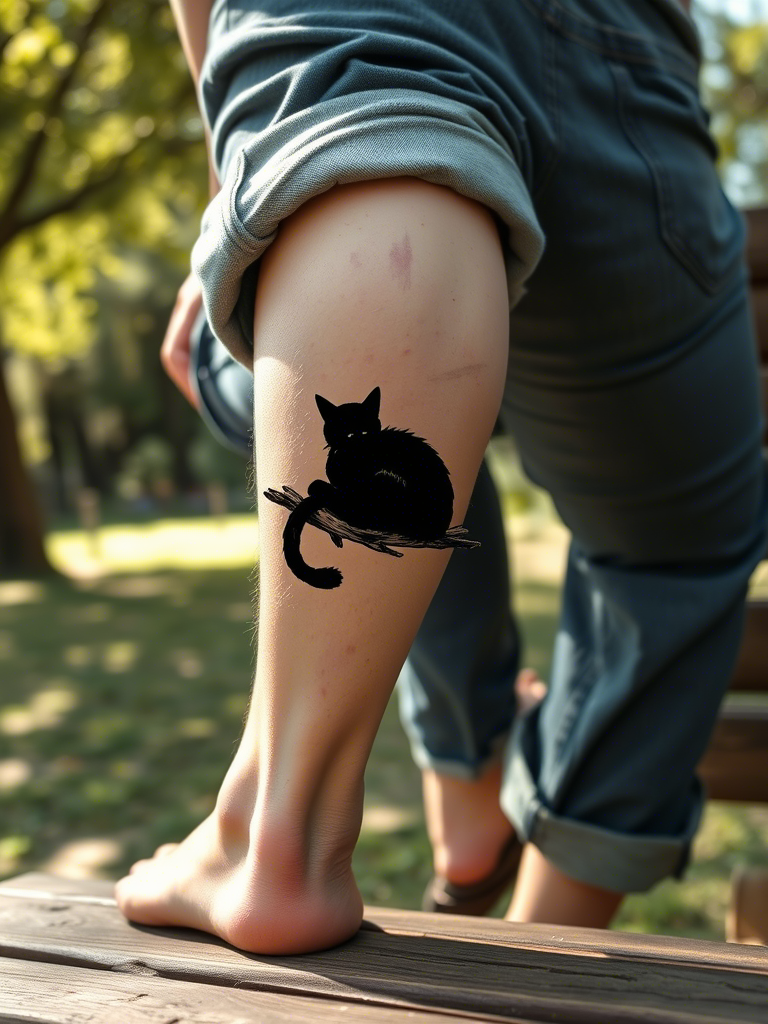 Simple Cat Tattoo Ideas