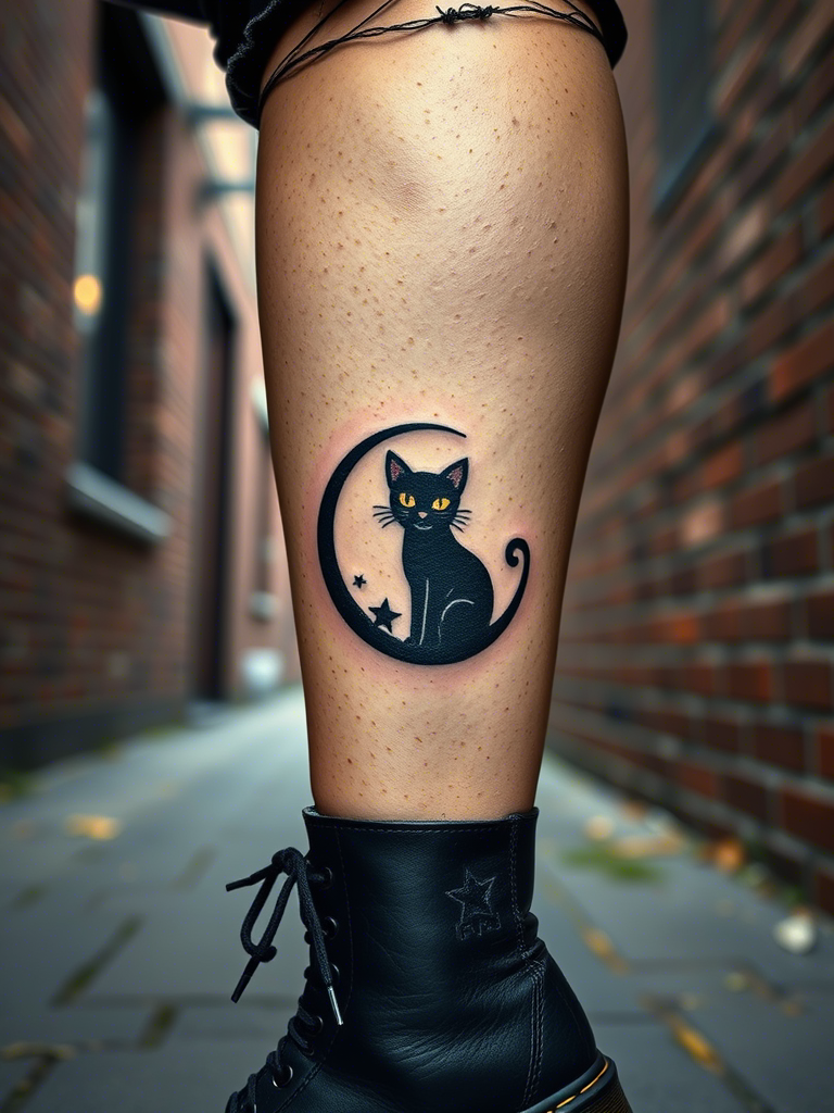 Beautiful Crescent Moon Tattoo Ideas