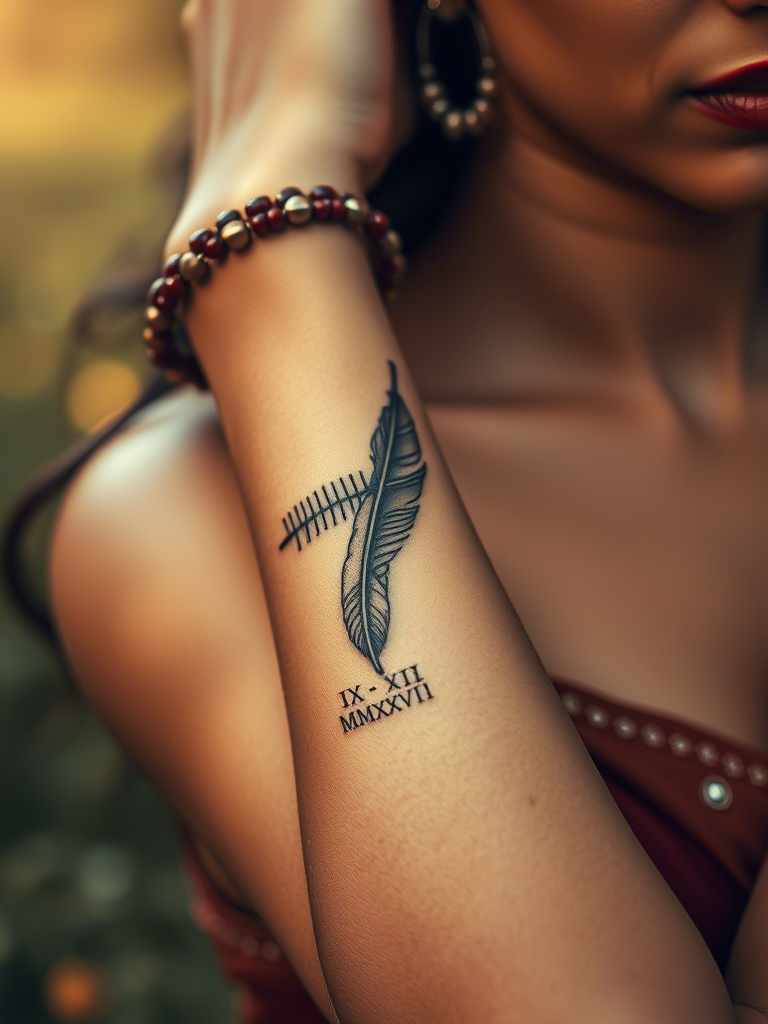 Unique Roman Numeral Tattoo Ideas