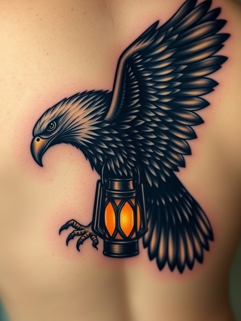 Eagle Tattoo Ideas on Back