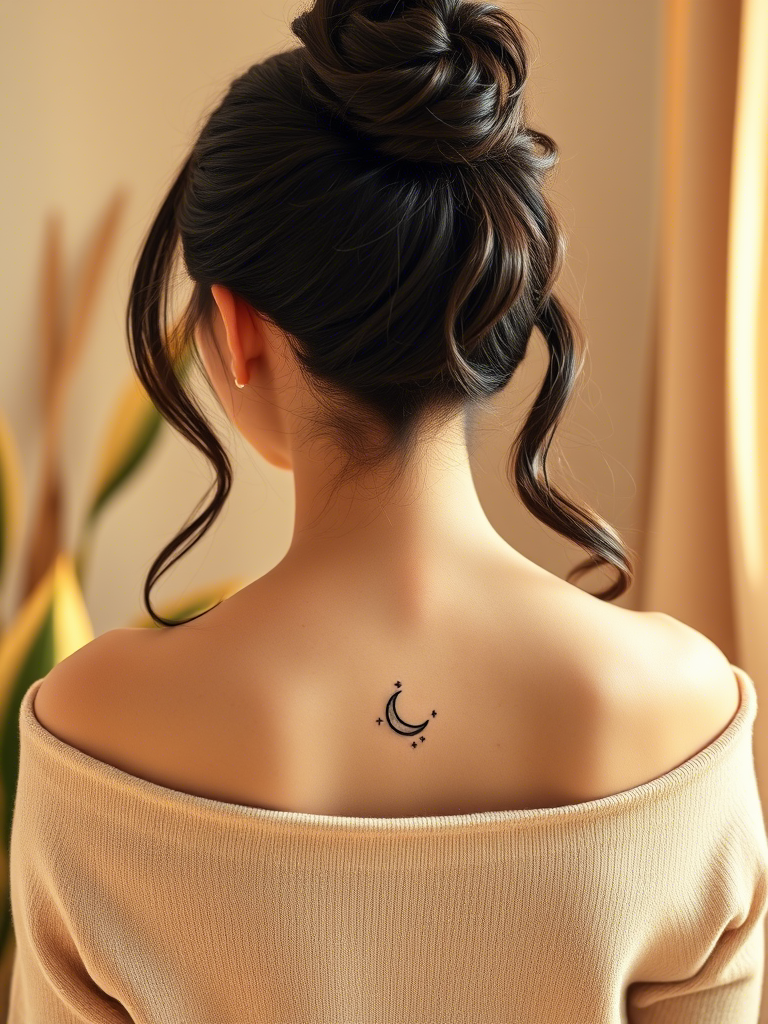 20+ Back of Neck Tattoo Ideas for Women