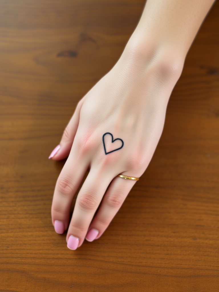 4. A Mini Finger Heart (Not What You Think)