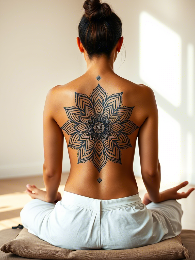 7. The Full-Back Mandala That Took Forever