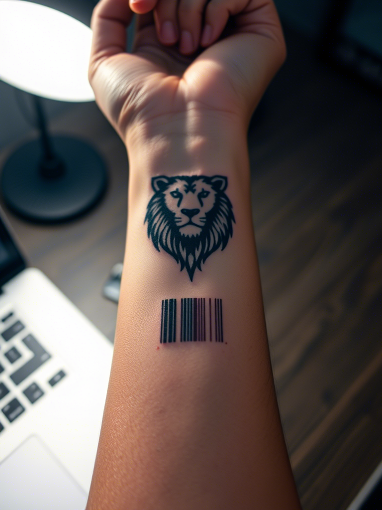 Simple Lion Tattoo Ideas