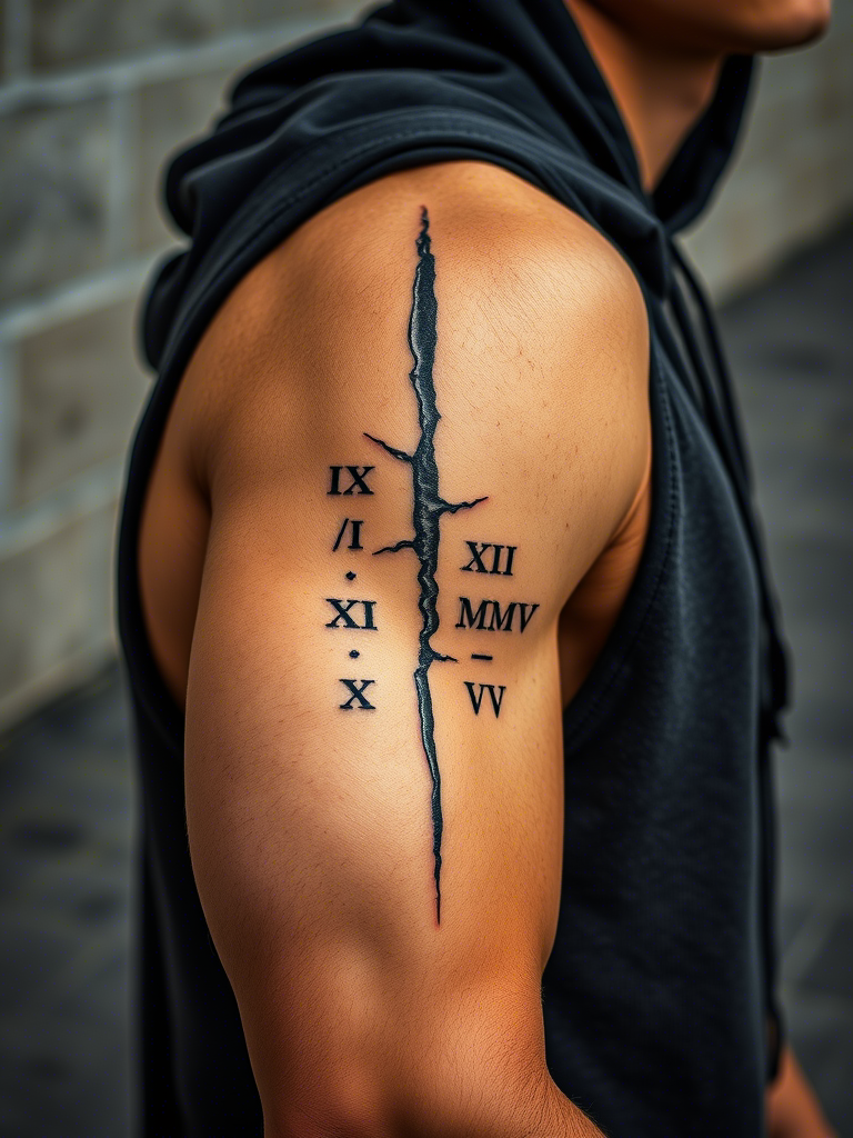 Unique Roman Numeral Tattoo Ideas