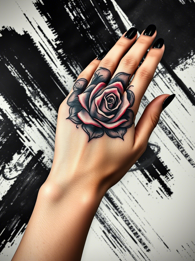Amazing Rose Tattoo Ideas on Hand