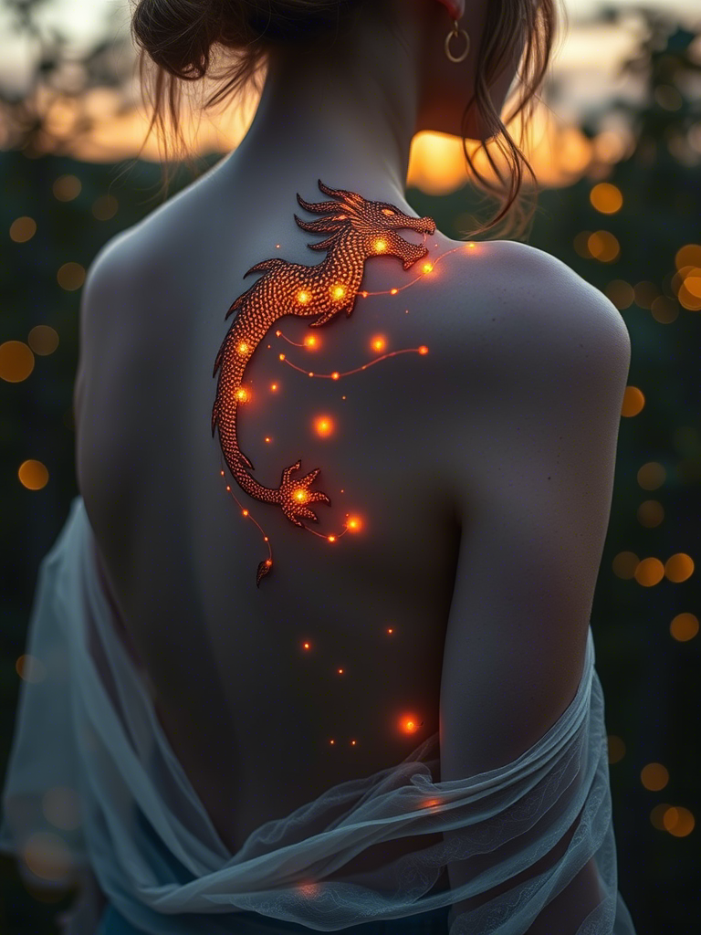 Dragon Tattoo Ideas for Bold Women
