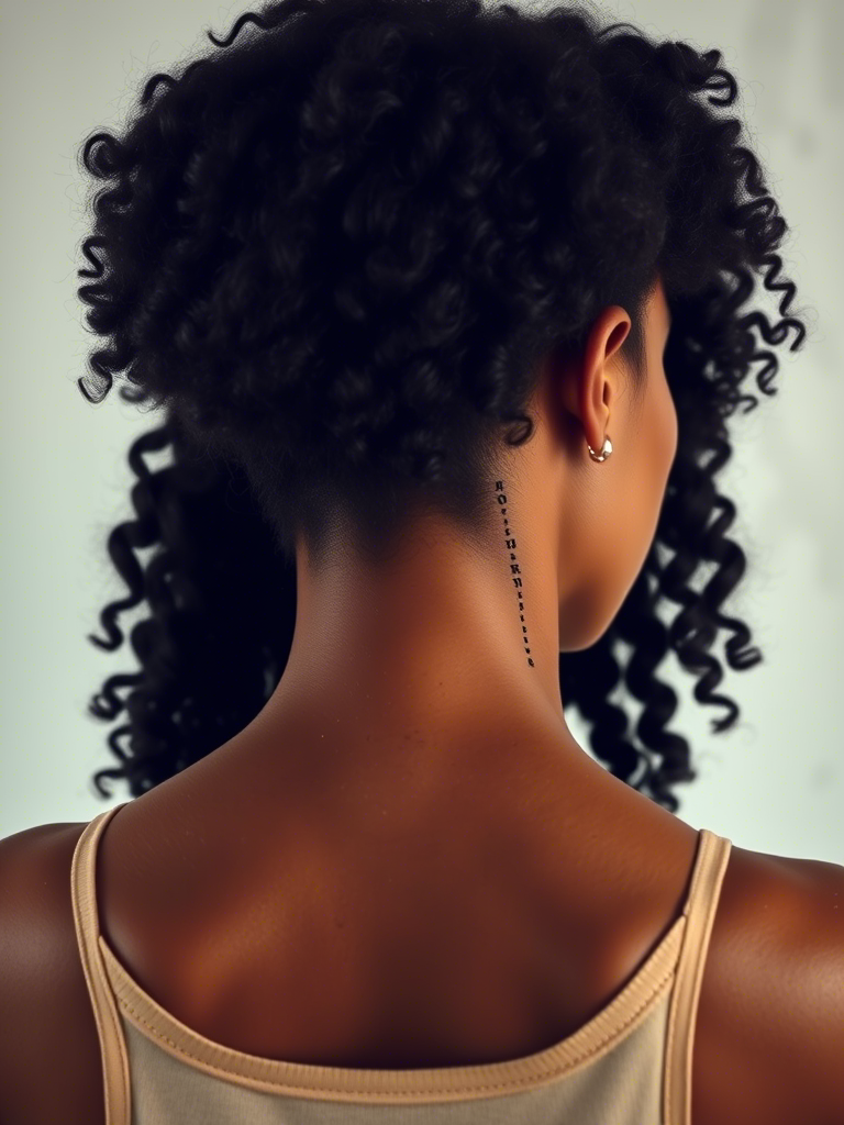 20+ Back of Neck Tattoo Ideas for Women