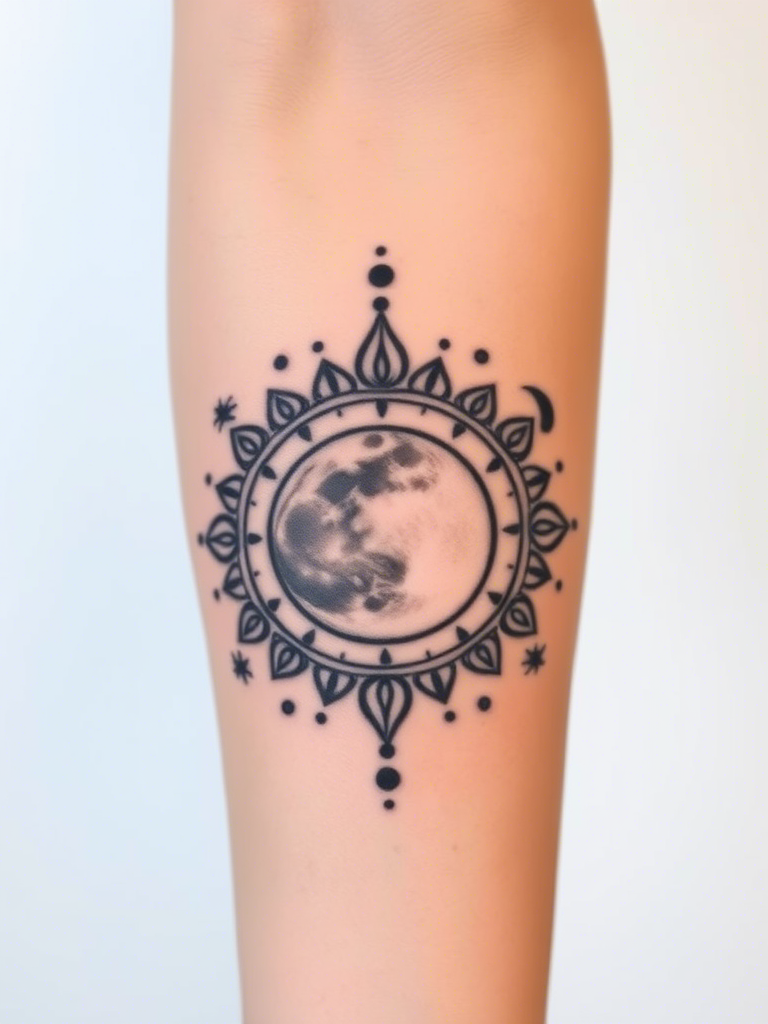 Moon Tattoo Ideas for Women
