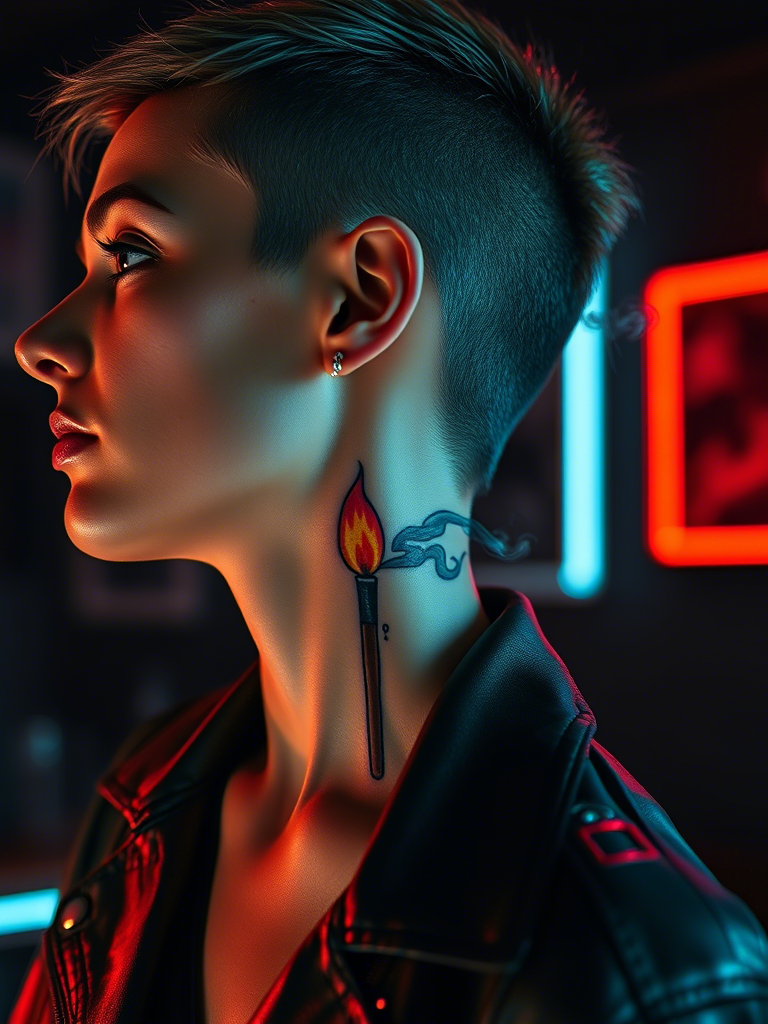 Neck Tattoo Ideas for Women