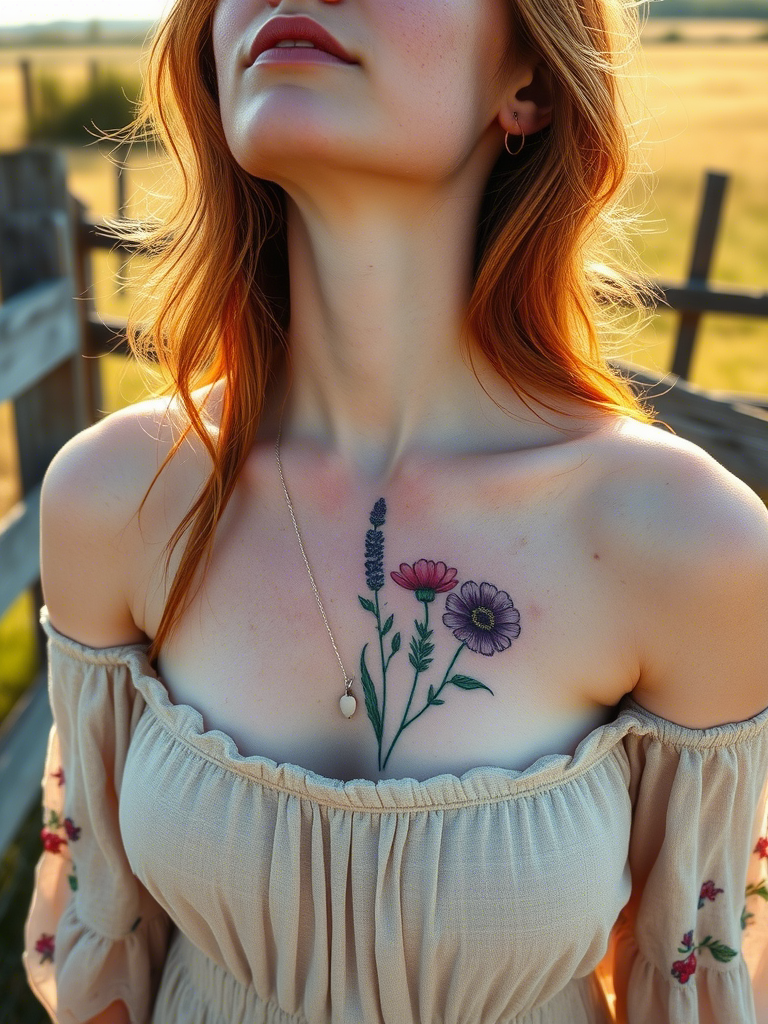 Neck Tattoo Ideas for Women