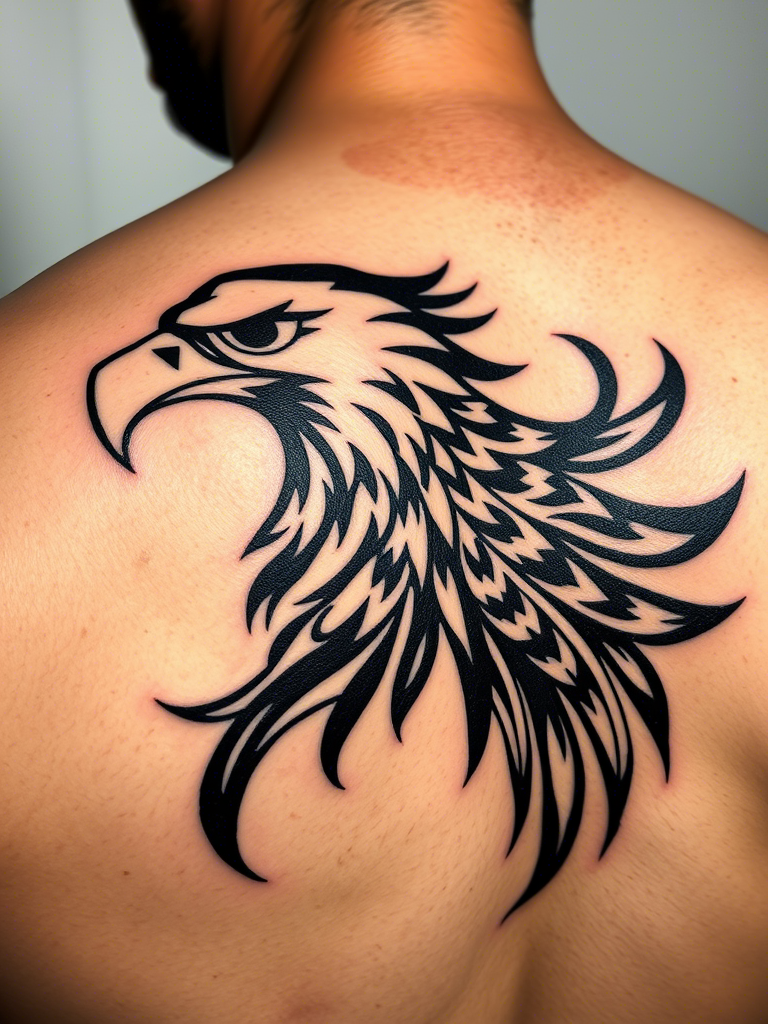 Eagle Tattoo Ideas on Back