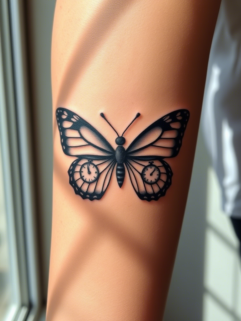 Black Butterfly Tattoo Ideas