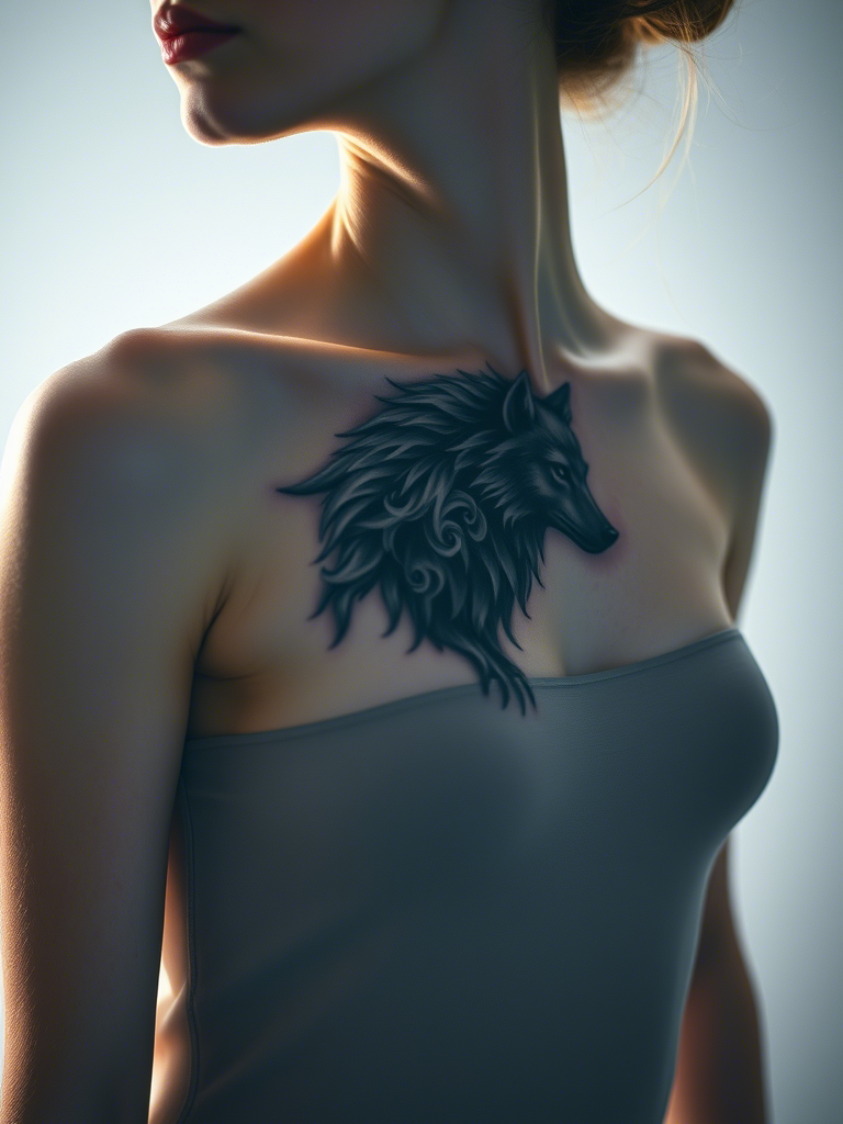 Wolf Tattoo Ideas for Women