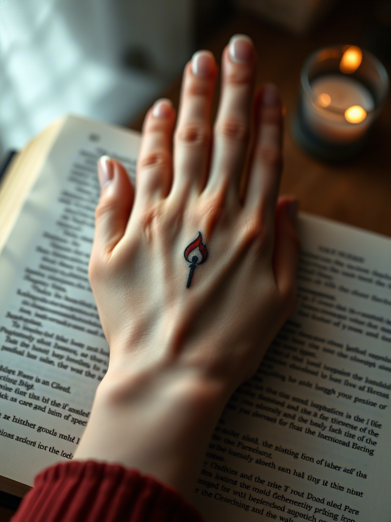 7. Tiny Burning Matchstick