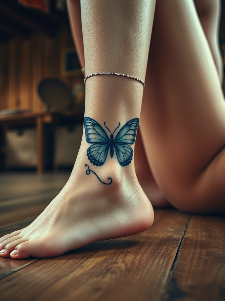 20+ Blue Butterfly Tattoo Ideas