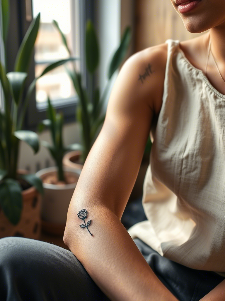 20+ Simple Rose Tattoo Ideas You Need to See