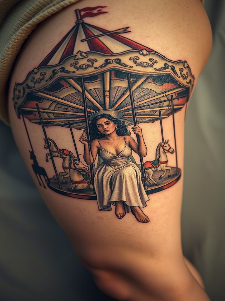 17. A Carousel That’s Falling Apart