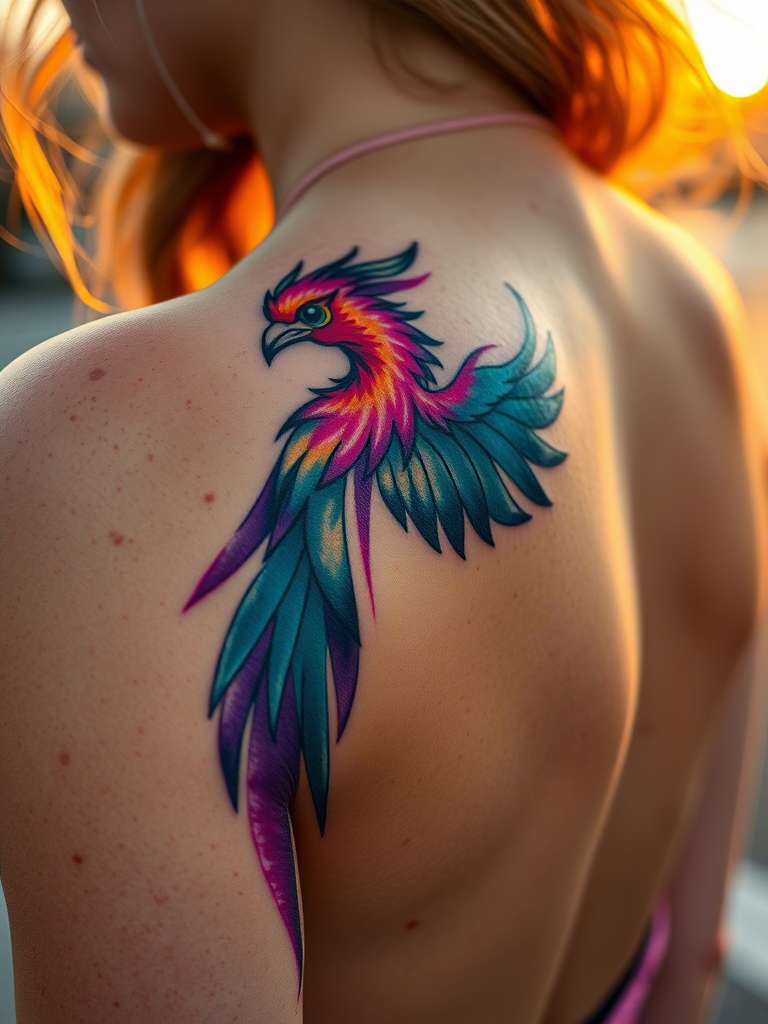 8. Watercolor Chaos Bird