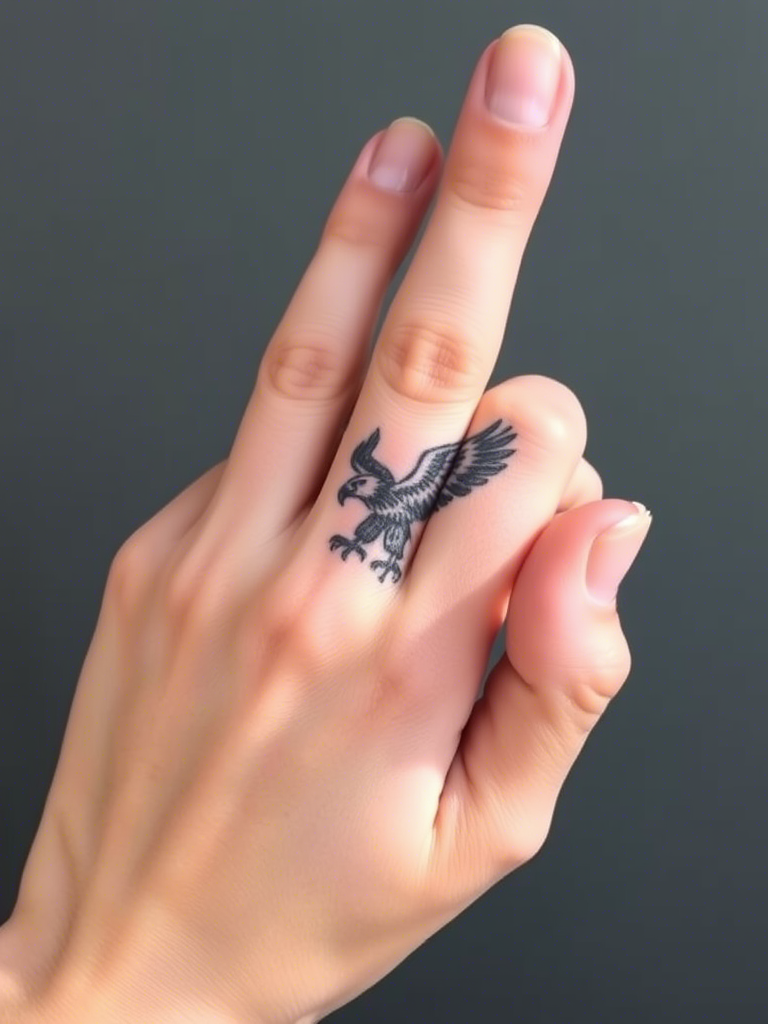 Eagle Tattoo Ideas on Hand
