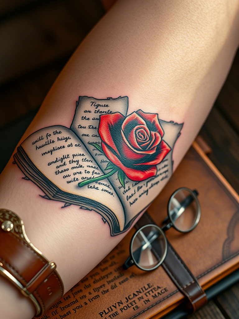 Red Rose Tattoo Ideas