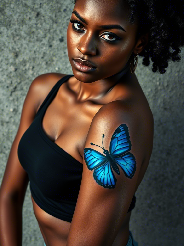 20+ Blue Butterfly Tattoo Ideas