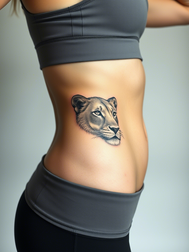 Simple Lion Tattoo Ideas