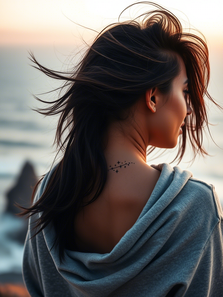 20+ Back of Neck Tattoo Ideas for Women