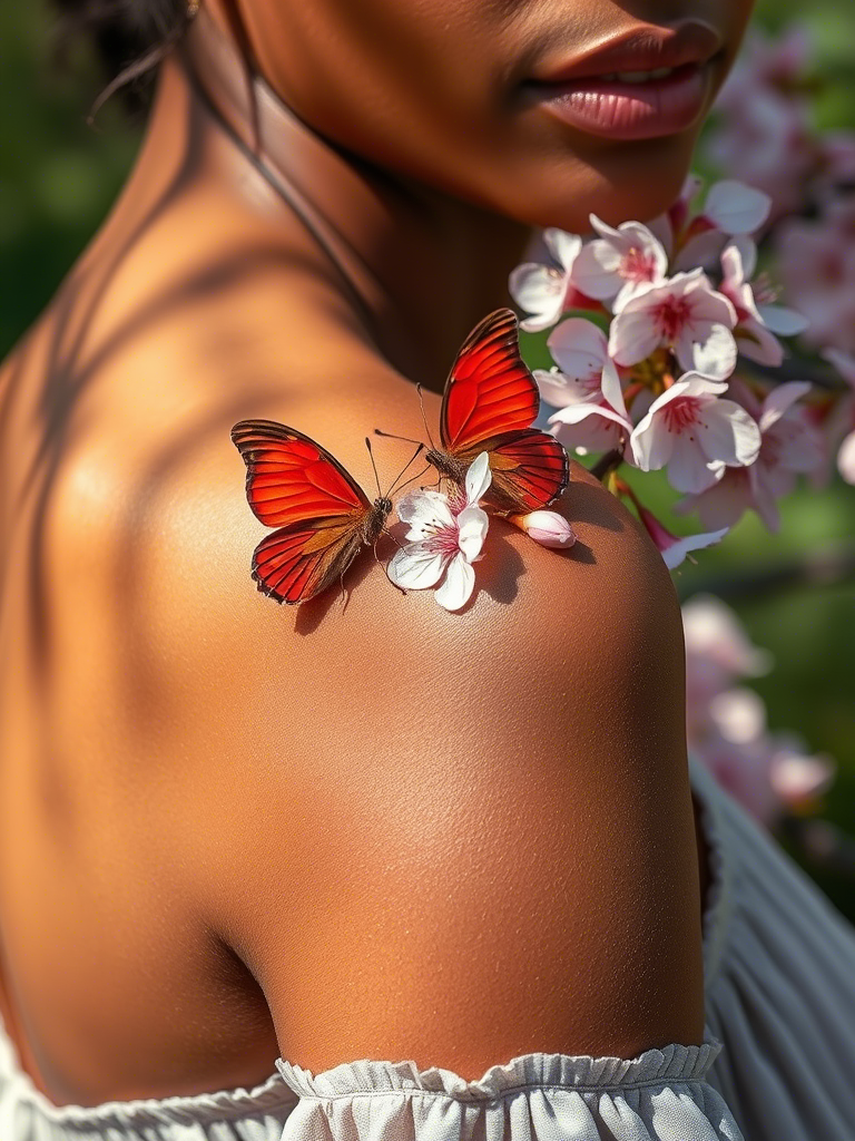 20+ Red Butterfly Tattoo Ideas for You
