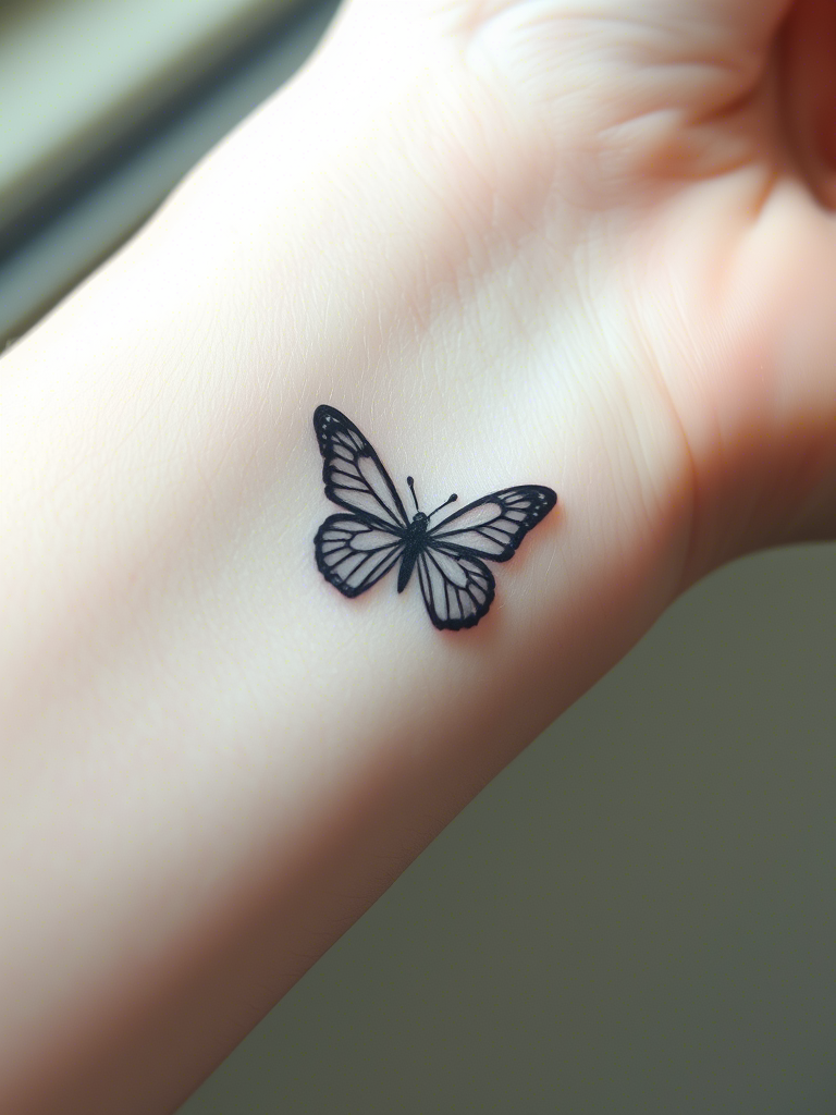 Black Butterfly Tattoo Ideas