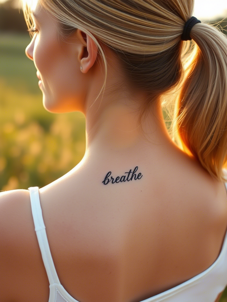 20+ Back of Neck Tattoo Ideas for Women
