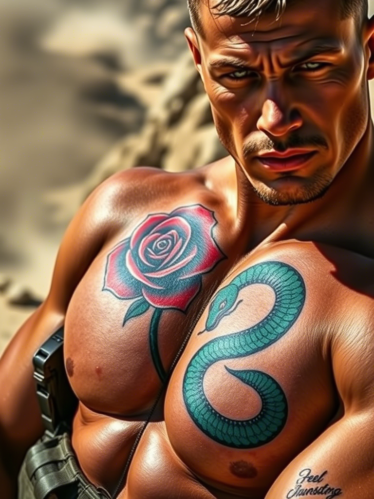 20+ Stylish Rose Tattoo Ideas for Men