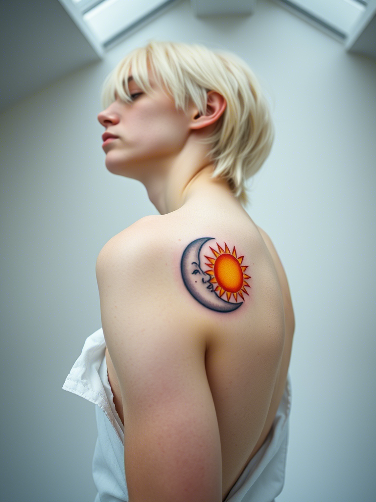  Sun and Moon Tattoo Ideas