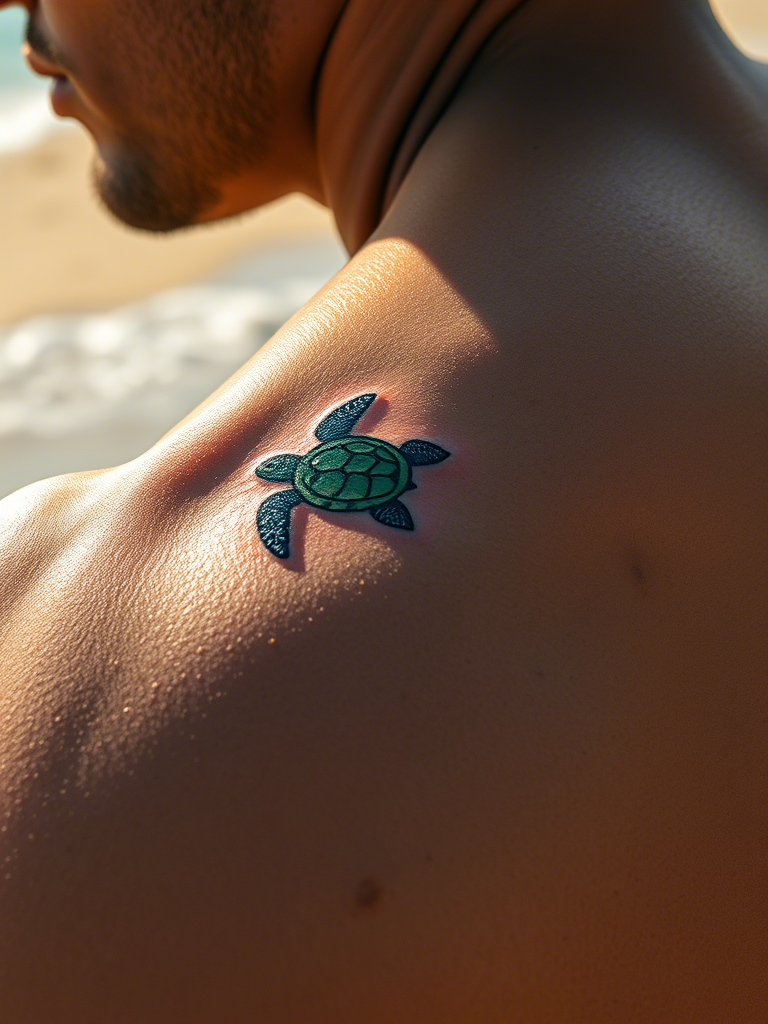 Small Turtle Tattoo Ideas