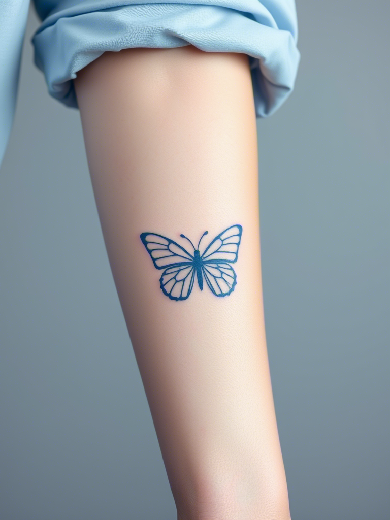 20+ Blue Butterfly Tattoo Ideas