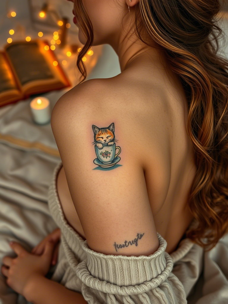 Cat Tattoo Ideas for Women