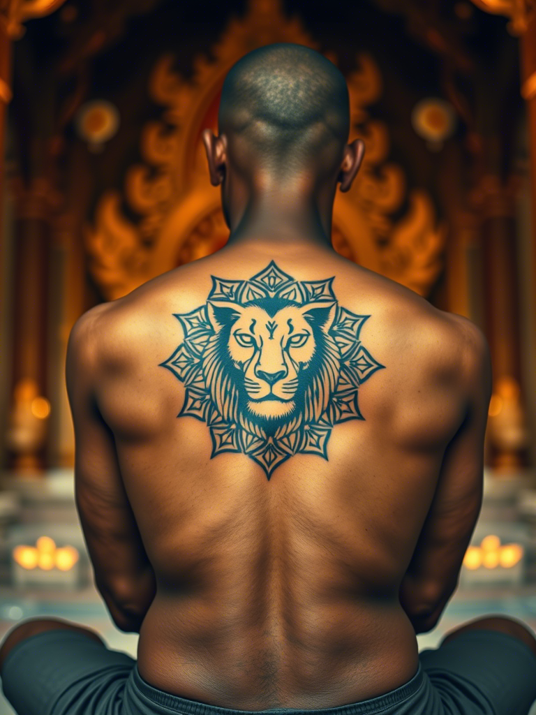 Simple Lion Tattoo Ideas
