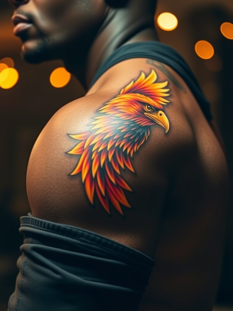 Eagle Tattoo Ideas on Shoulder for Men