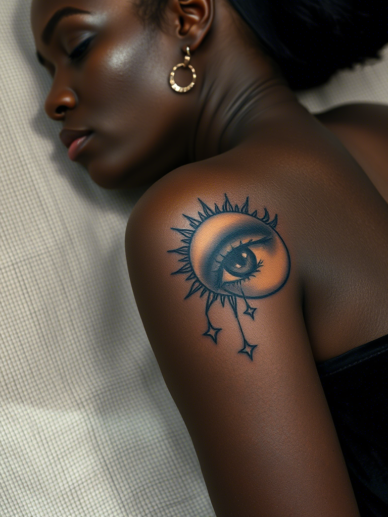  Sun and Moon Tattoo Ideas