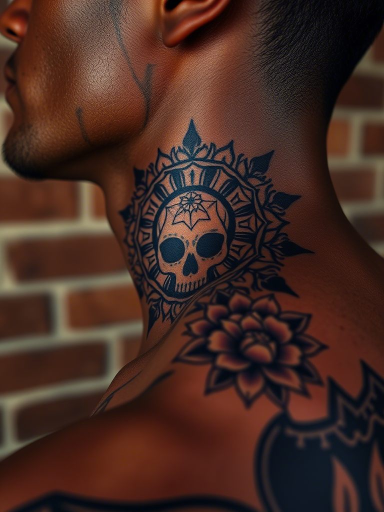 Floral Skull Tattoo Ideas
