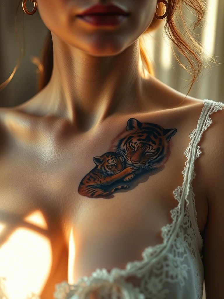 Amazing Tiger Tattoo Ideas for Women