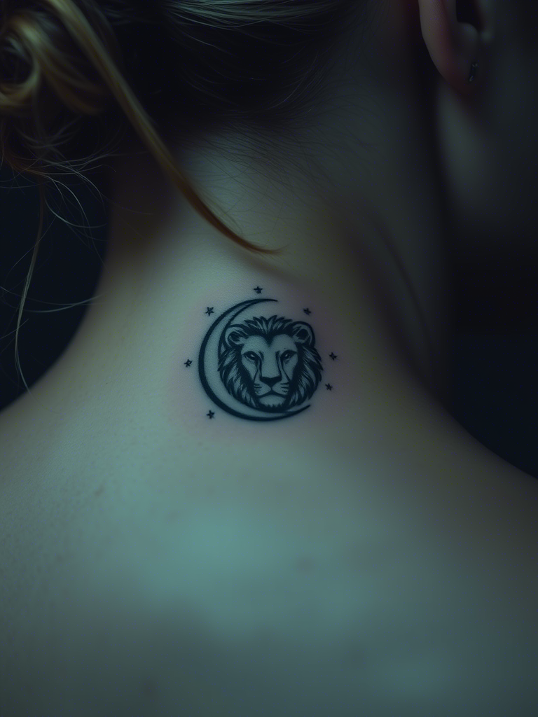 Simple Lion Tattoo Ideas