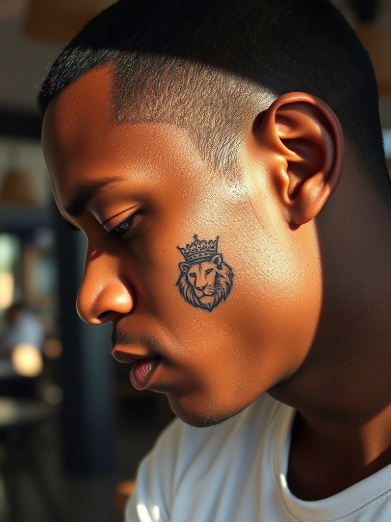 Simple Lion Tattoo Ideas