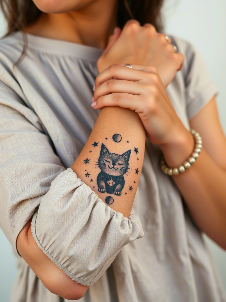Cat Tattoo Ideas for Women