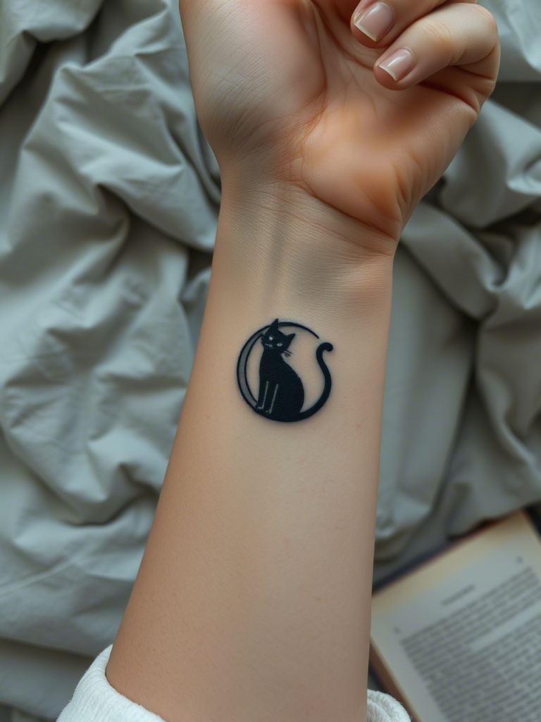 Simple Cat Tattoo Ideas