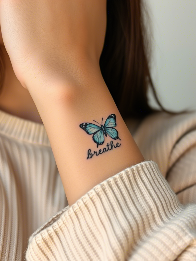 20+ Blue Butterfly Tattoo Ideas